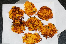 Kürbis potato pancakes with chive-Dip